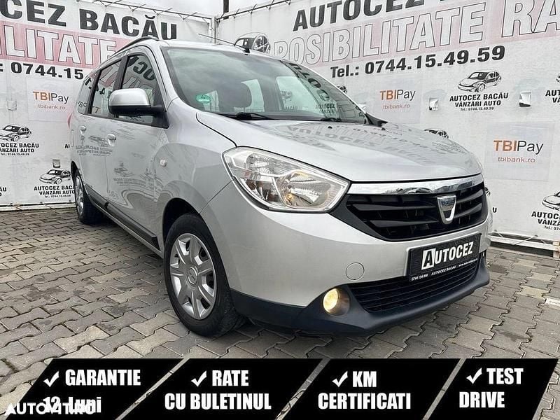 Gri Second-hand 2013 Dacia Lodgy Lauréate Monovolum | 5.990 EUR (Preț OK) - Imagine 1/4