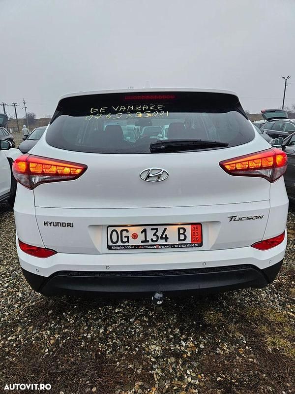Second-hand Hyundai Tucson Passion 141 CP (103 kW) 2018 Culoarealb SUV
