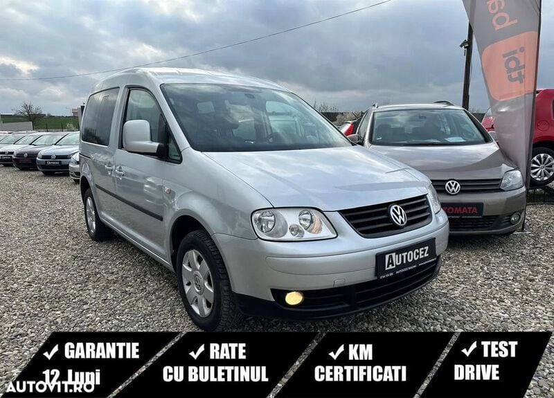 Gri Utilizat 2009 VW Caddy Life Monovolum | 5.990 EUR (Preț OK) - Imagine 1/4