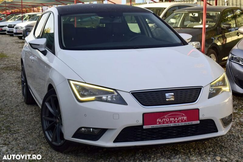 Alb Utilizat 2014 Seat Leon CONNECT Hatchback | 7.450 EUR (Puțin scump) - Imagine 1/4