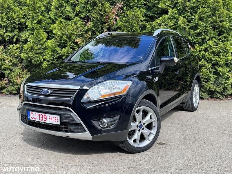 Negru Utilizat 2009 Ford Kuga Titanium SUV | 6.499 EUR (Preț OK) - Imagine 1/4