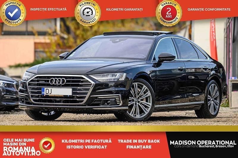 Culoarenegru Utilizat 2021 Audi A8 Premium Berlinǎ | 46.950 EUR - Imagine 1/4