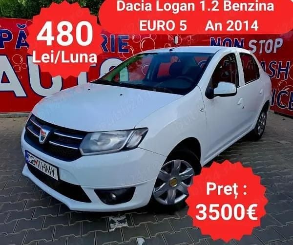Alb Utilizat 2014 Dacia Logan Berlinǎ | 3.500 EUR (Preț bun) - Imagine 1/4