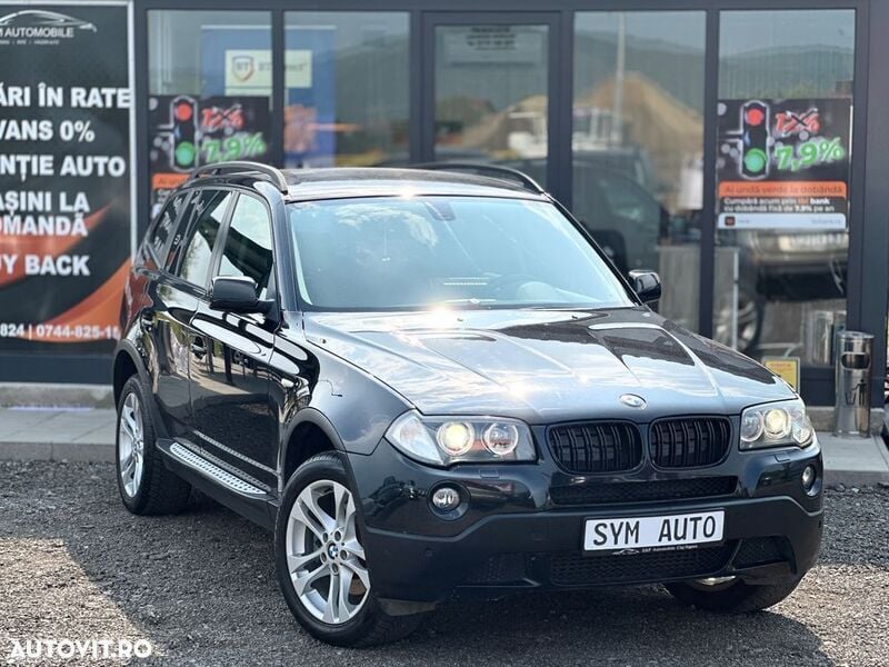 Negru Utilizat 2010 BMW X3 Exclusive SUV | 6.990 EUR (Preț OK) - Imagine 1/4