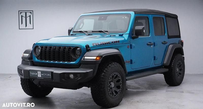 Culoarealbastru Utilizat 2024 Jeep Wrangler Unlimited Rubicon SUV | 75.625 EUR - Imagine 1/4