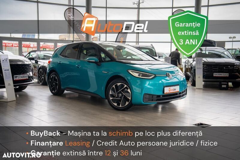Alb Utilizat 2021 VW ID.3 Hatchback | 22.877 EUR - Imagine 1/4