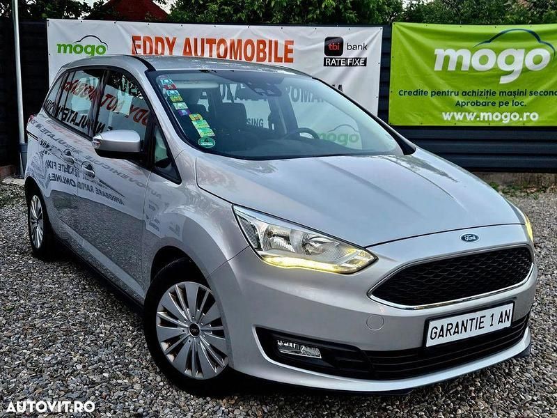 Second-hand Ford Grand C-Max Trend 95 CP (69 kW) 2018 Culoareargint Monovolum