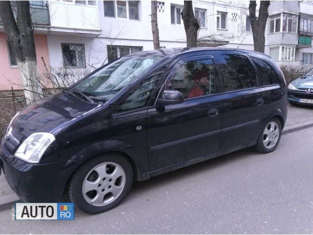 Second-hand Opel Meriva 101 CP (74 kW) 2005 Negru Monovolum