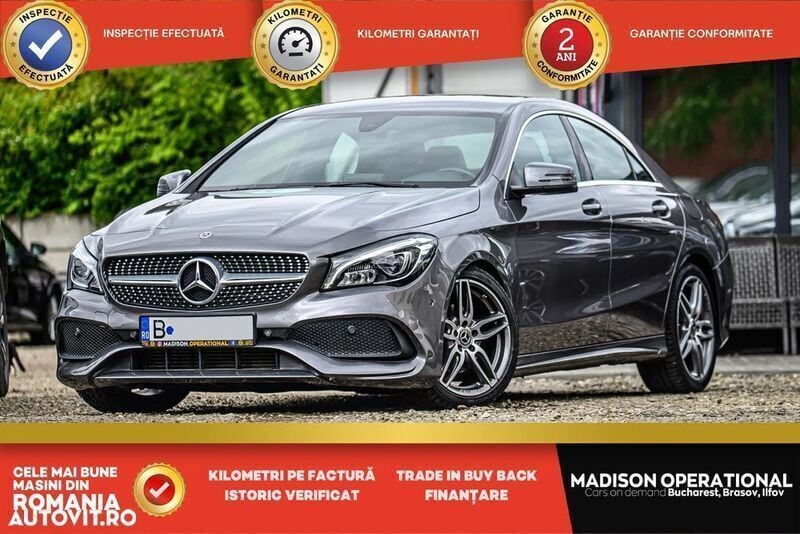 Gri Utilizat 2018 Mercedes CLA180 AMG line Berlinǎ | 18.250 EUR (Super Preț) - Imagine 1/4
