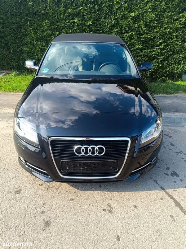 Negru Utilizat 2011 Audi A3 Cabriolet S-Line Cabrio | 7.500 EUR - Imagine 1/4