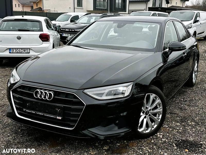 Culoarenegru Second-hand 2022 Audi A4 Advanced Berlinǎ | 24.990 EUR (Preț bun) - Imagine 1/4