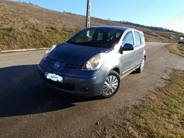 Gri Utilizat 2008 Nissan Note Acenta Monovolum | 2.399 EUR - Imagine 1/4