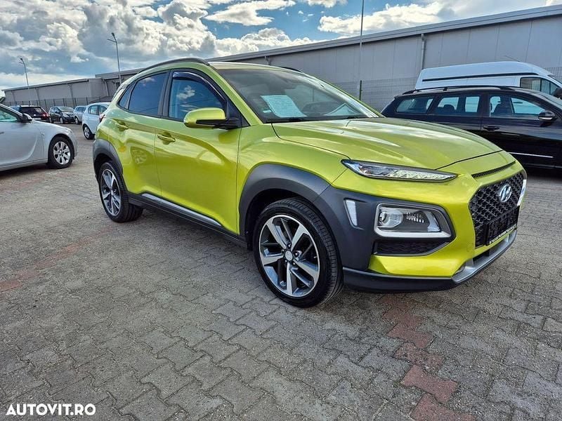 Second-hand Hyundai Kona Premium 136 CP (100 kW) 2019 Culoareverde SUV