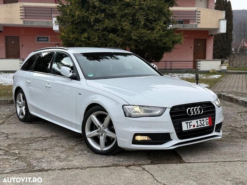 Second-hand Audi A4 S-Line 190 CP (139 kW) 2015 Culoarealb Break