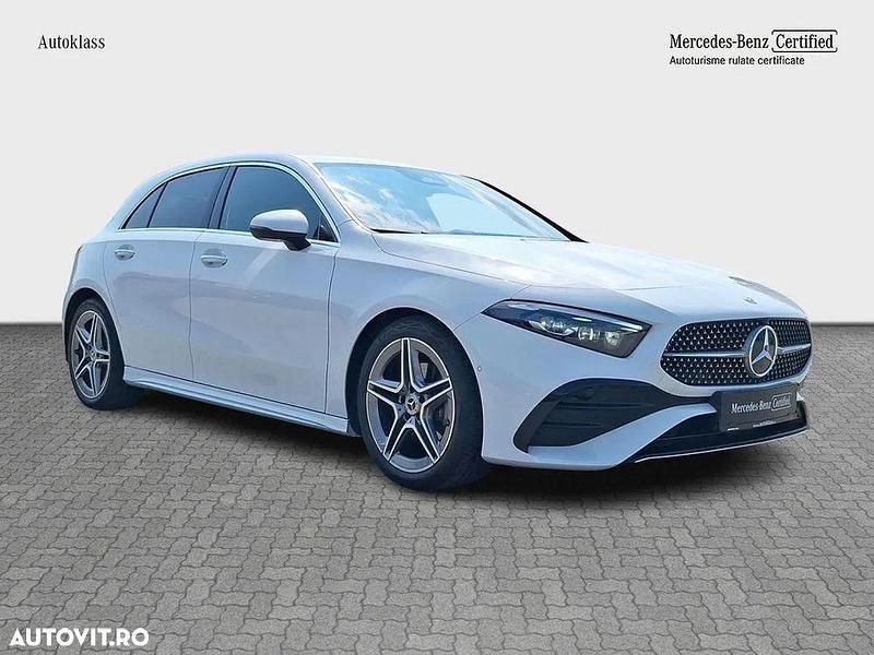 Alb Utilizat 2022 Mercedes A200 Hatchback | 33.453 EUR (Puțin scump) - Imagine 1/3