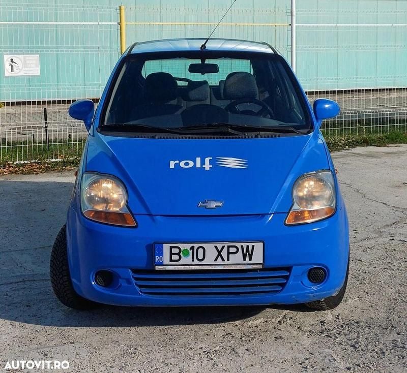 Culoarealbastru Utilizat 2007 Chevrolet Spark Hatchback | 800 EUR (Preț OK) - Imagine 1/4