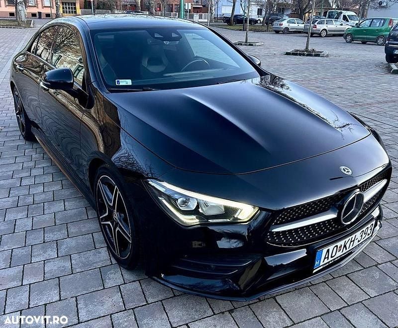 Second-hand Mercedes CLA200 AMG line 163 CP (119 kW) 2020 Culoarenegru Coupe