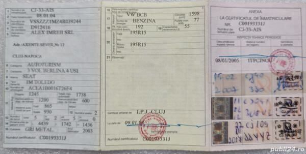 Second-hand Seat Toledo 77 CP (56 kW) 2003 Berlinǎ