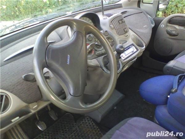 Second-hand Fiat Multipla 103 CP (75 kW) 2000 Albastru Monovolum