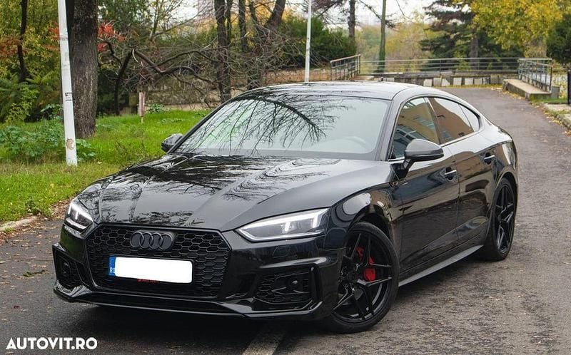 Culoarenegru Utilizat 2018 Audi A5 Sportback Sport Hatchback | 30.900 EUR (Puțin scump) - Imagine 1/4