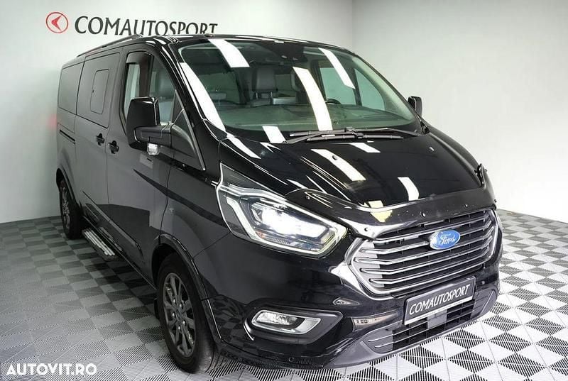 Culoarenegru Utilizat 2019 Ford Tourneo Custom Monovolum | 33.880 EUR (Preț OK) - Imagine 1/4