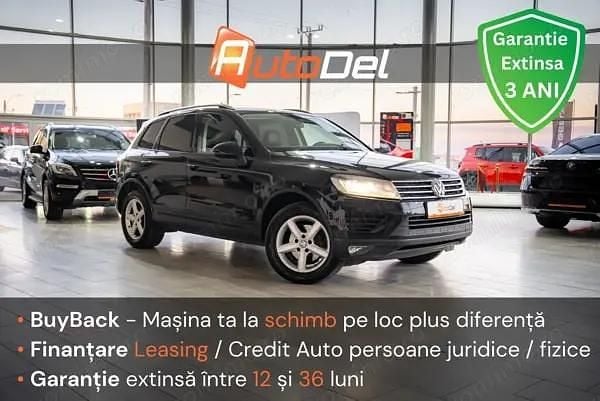 Negru Utilizat 2014 VW Touareg SUV | 13.998 EUR (Puțin scump) - Imagine 1/4