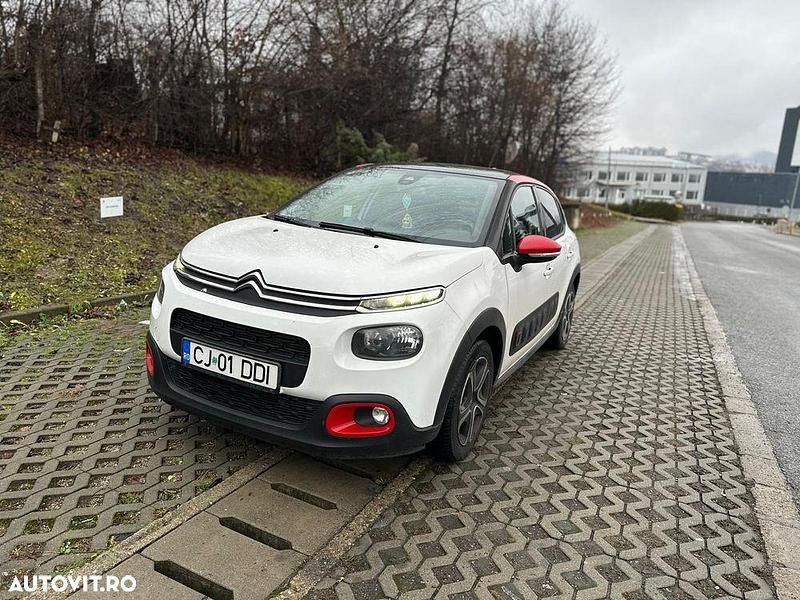 Culoarealb Utilizat 2018 Citroën C3 PureTech | 8.950 EUR (Puțin scump) - Imagine 1/4