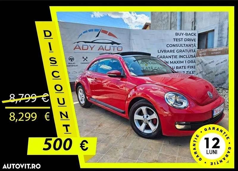 Rosu Utilizat 2012 VW Beetle Hatchback | 8.799 EUR (Scump) - Imagine 1/4