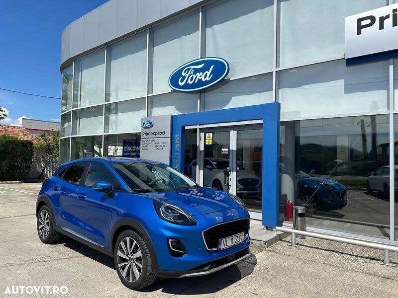Albastru Utilizat 2022 Ford Puma Titanium X SUV | 17.500 EUR (Preț OK) - Imagine 1/4