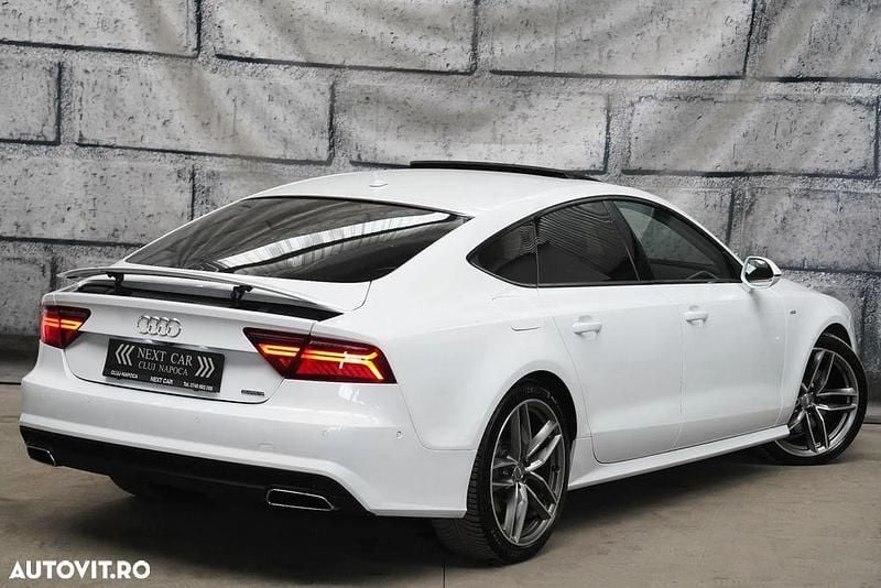 Second-hand Audi A7 S-line plus 320 CP (235 kW) 2016 Culoarealb Hatchback