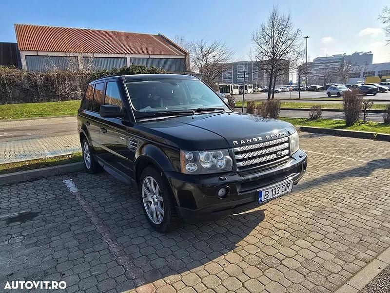 Negru Utilizat 2008 Land Rover Range Rover Sport SUV | 5.000 EUR (Super Preț) - Imagine 1/4