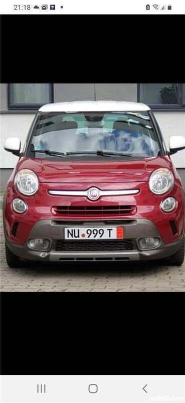 Visiniu Utilizat 2014 Fiat 500L Trekking Monovolum | 6.350 EUR - Imagine 1/4