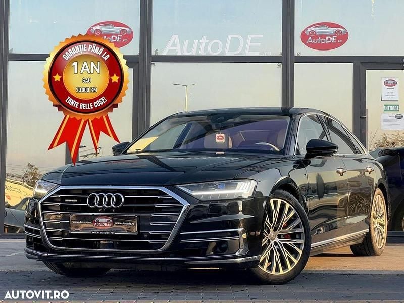 Culoarenegru Utilizat 2018 Audi A8 Berlinǎ | 36.990 EUR (Super Preț) - Imagine 1/4