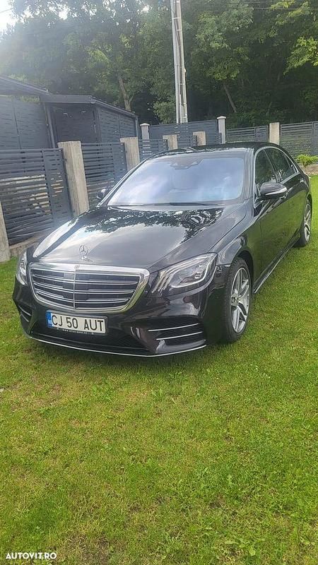 Negru Utilizat 2017 Mercedes S400 Berlinǎ | 32.000 EUR (Super Preț) - Imagine 1/4