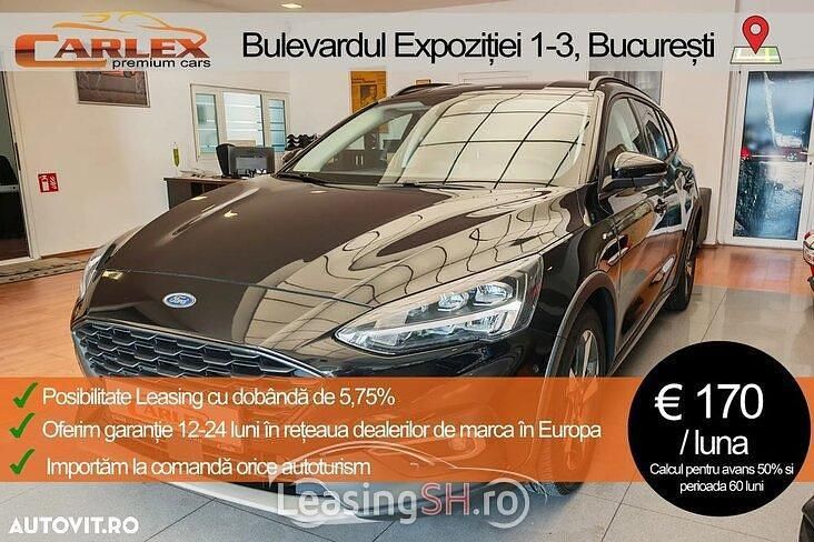 Negru Utilizat 2022 Ford Focus Active Break | 16.898 EUR (Scump) - Imagine 1/4