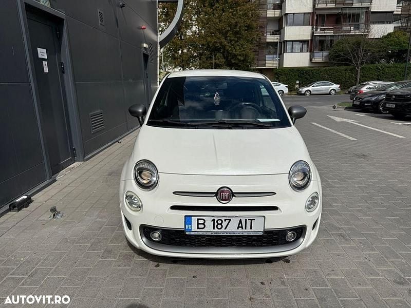 Second-hand Fiat 500 69 CP (50 kW) 2017 Culoarealb Hatchback