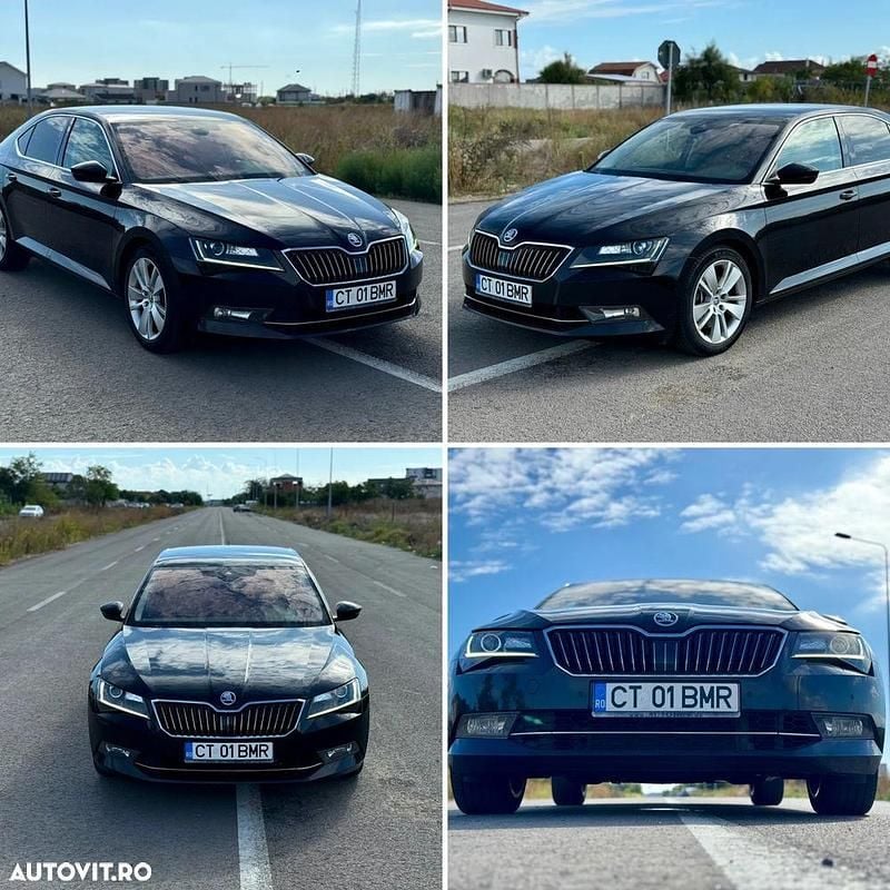 Culoarenegru Utilizat 2016 Skoda Superb Style Berlinǎ | 16.500 EUR (Preț bun) - Imagine 1/4