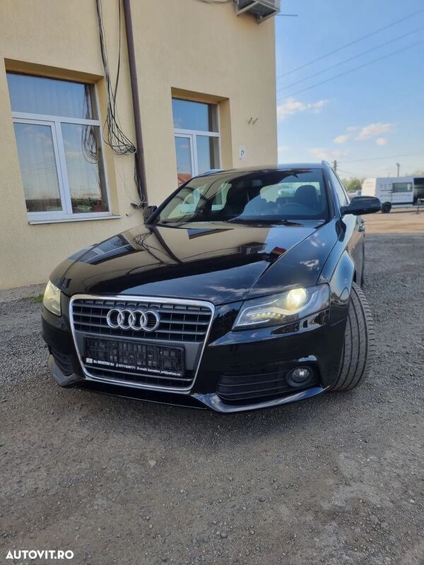 Negru Utilizat 2010 Audi A4 Break | 6.299 EUR (Preț OK) - Imagine 1/4