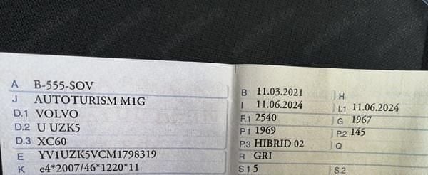 Second-hand 2020 Volvo XC60 SUV | 27.500 EUR (Preț bun) - Imagine 1/4