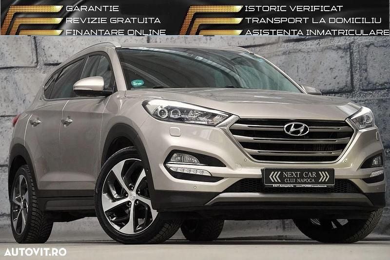 Culoaregalbeuriu Utilizat 2017 Hyundai Tucson Premium SUV | 16.750 EUR (Preț OK) - Imagine 1/4