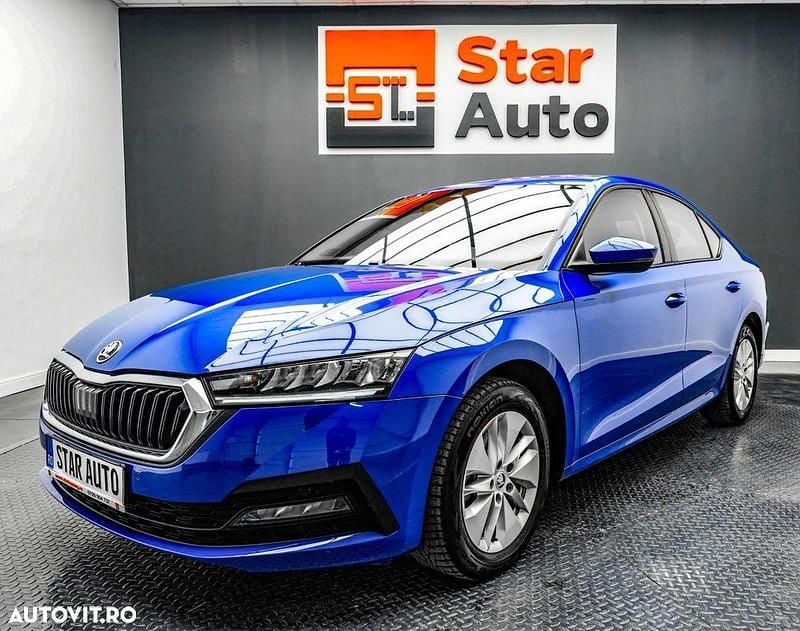 Culoarealbastru Utilizat 2021 Skoda Octavia Style Berlinǎ | 15.490 EUR (Preț bun) - Imagine 1/4