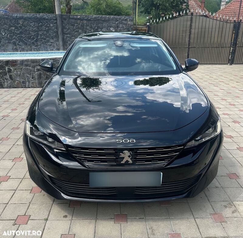 Negru Utilizat 2022 Peugeot 508 Active Break | 15.550 EUR (Preț OK) - Imagine 1/4