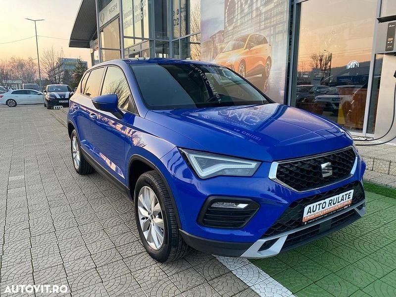 Culoarealbastru Utilizat 2022 Seat Ateca 4Drive SUV | 16.990 EUR (Preț bun) - Imagine 1/4