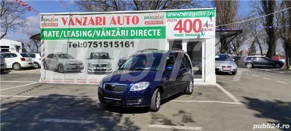 Albastru Utilizat 2008 Skoda Roomster Monovolum | 3.499 EUR - Imagine 1/4