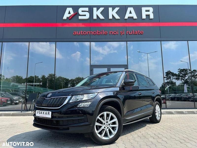 Negru Utilizat 2021 Skoda Kodiaq Ambition SUV | 30.198 EUR (Preț OK) - Imagine 1/4
