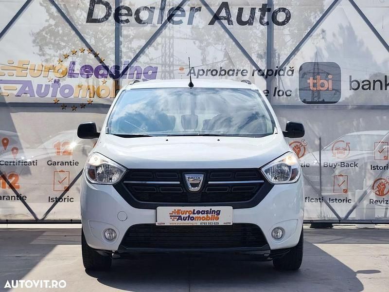 Second-hand Dacia Lodgy Lauréate 115 CP (84 kW) 2019 Alb Monovolum