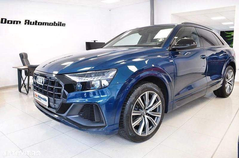Culoarealbastru Utilizat 2020 Audi Q8 SUV | 52.000 EUR (Preț OK) - Imagine 1/4