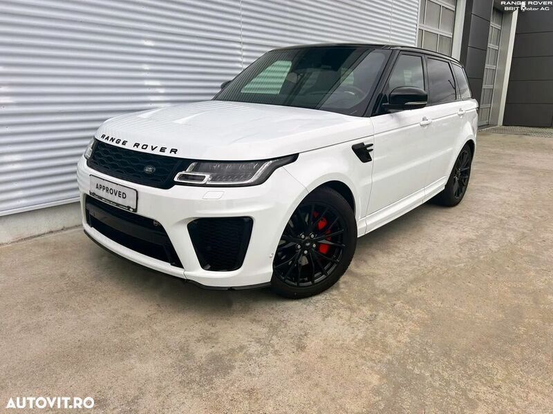 Alb Utilizat 2021 Land Rover Range Rover Sport SVR SUV | 83.490 EUR - Imagine 1/4