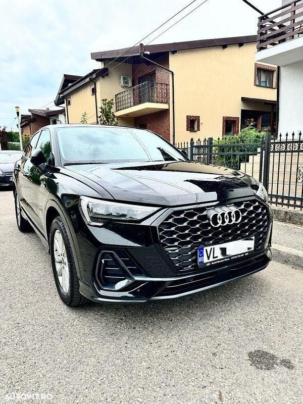 Negru Utilizat 2022 Audi Q3 Sportback S-Line SUV | 33.500 EUR - Imagine 1/4