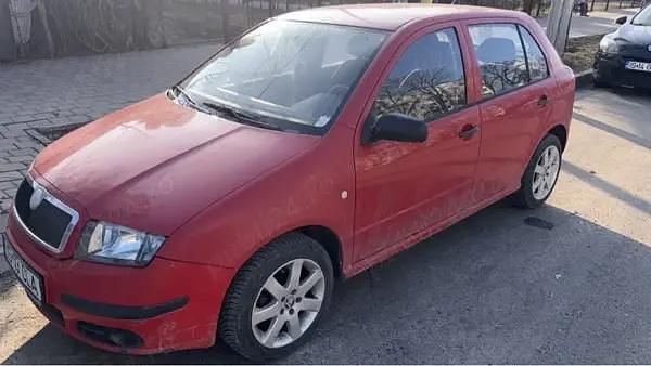 Second-hand Skoda Fabia 75 CP (55 kW) 2007 Rosu Hatchback